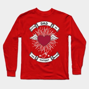 cute dad of the cutest baby Long Sleeve T-Shirt